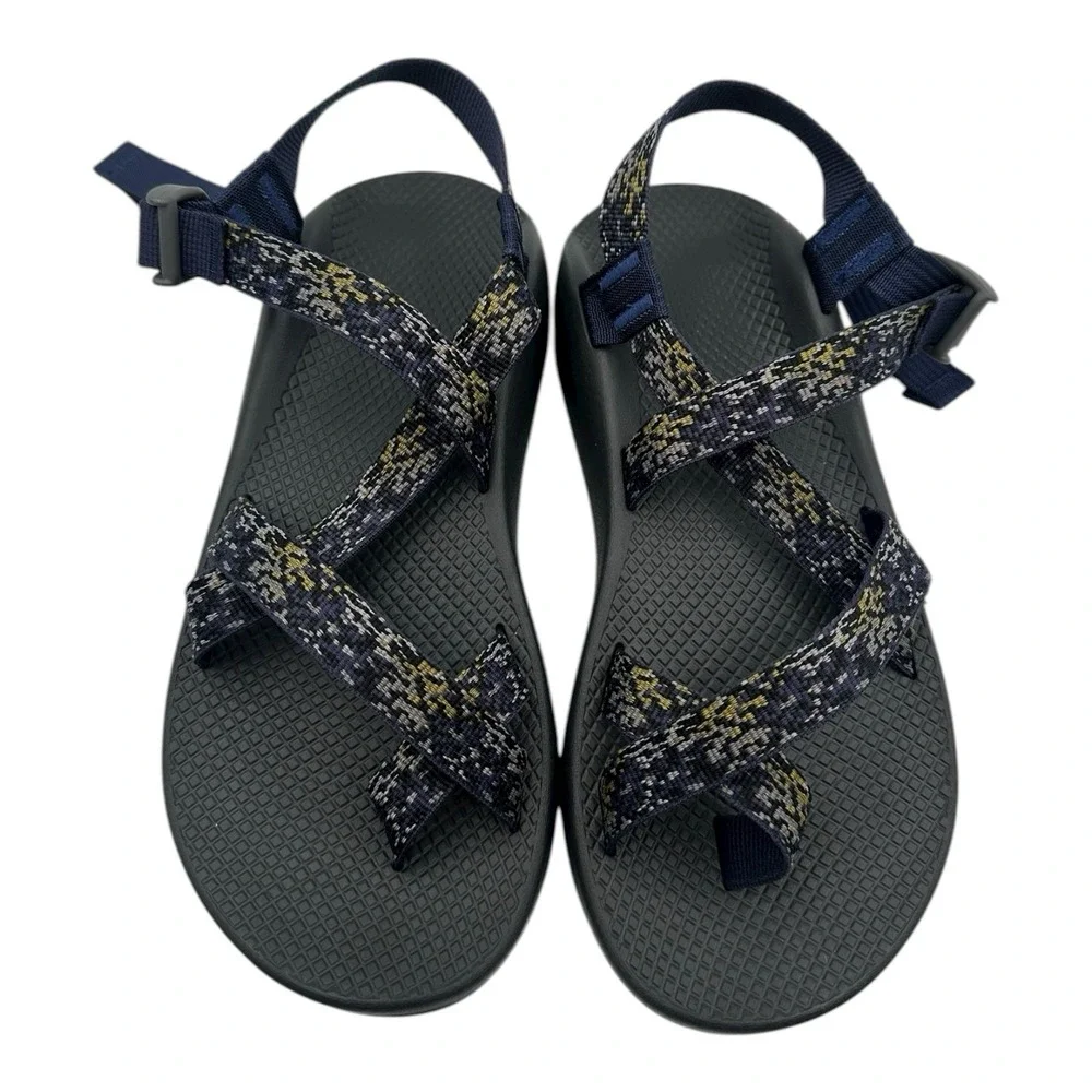 Chaco Z/2 Classic Sandals Mens Sz 9 Navy Blue‎ Adjustable Strap Spay JCH108691